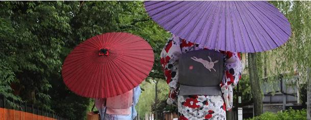 日本伞的文化特点,日本的伞和中国的伞