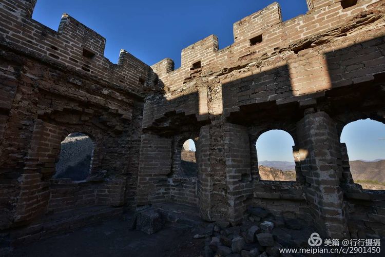 金山岭长城白雪皑皑美景如画,金山岭长城游览