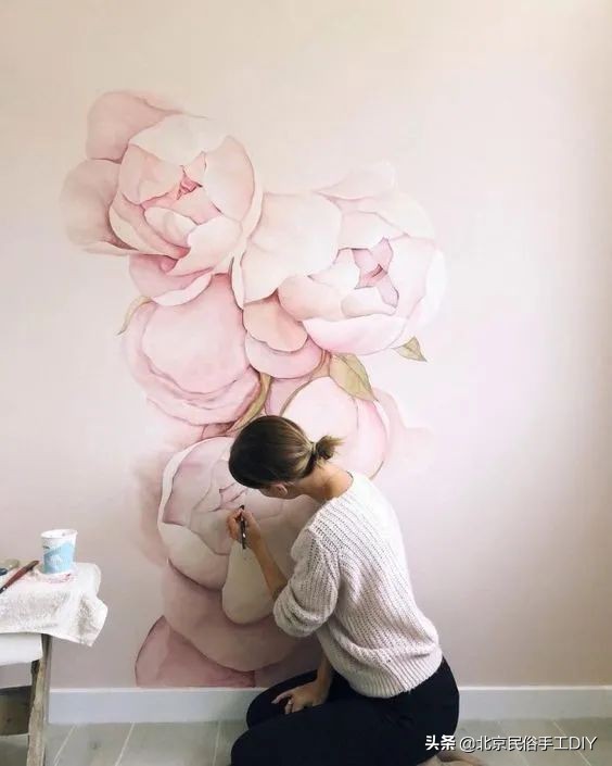 好看好画的墙绘,适合自己动手画墙绘的图片