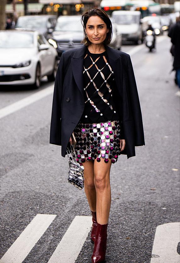 亮片的系法,新中式亮片穿搭