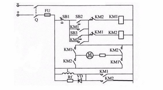 洗衣机洗涤电机正反转原理,电机正反转控制线路及工作原理