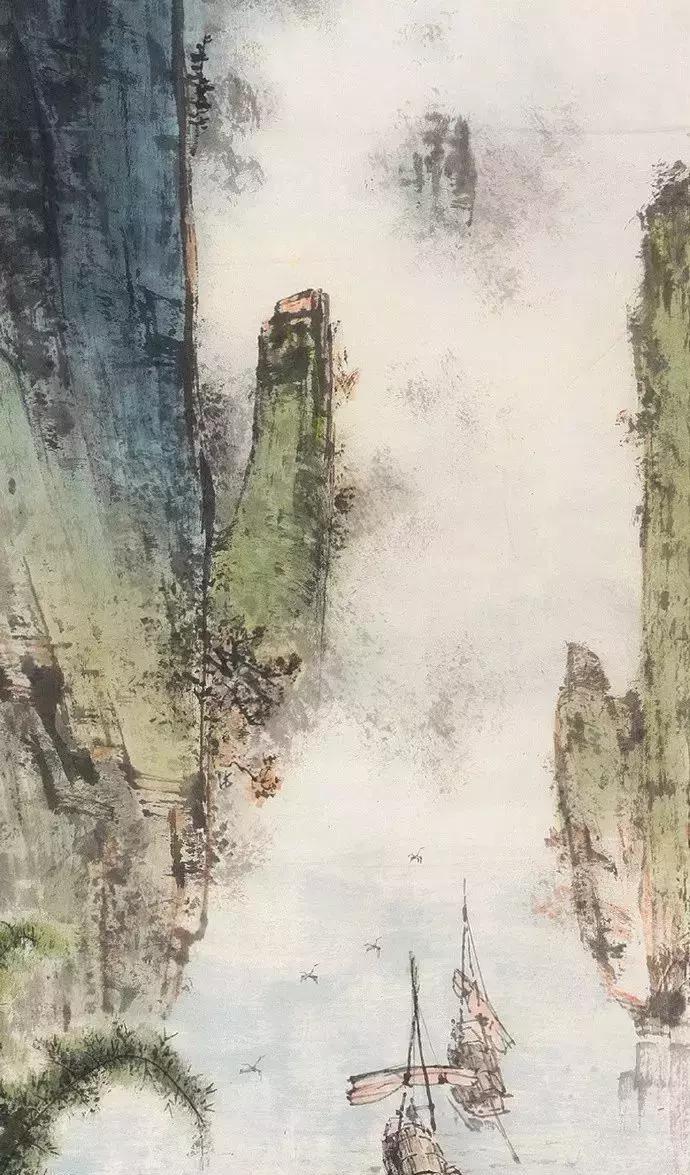 一组高清唯美的山水画收藏欣赏,美国大都会收藏明清山水画欣赏