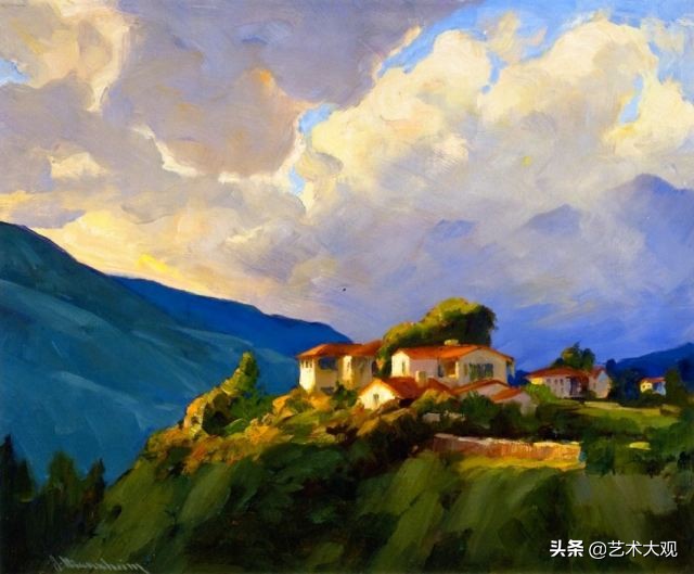 美国画家马克霍沃思风景油画,安德烈杰拉西莫夫油画作品