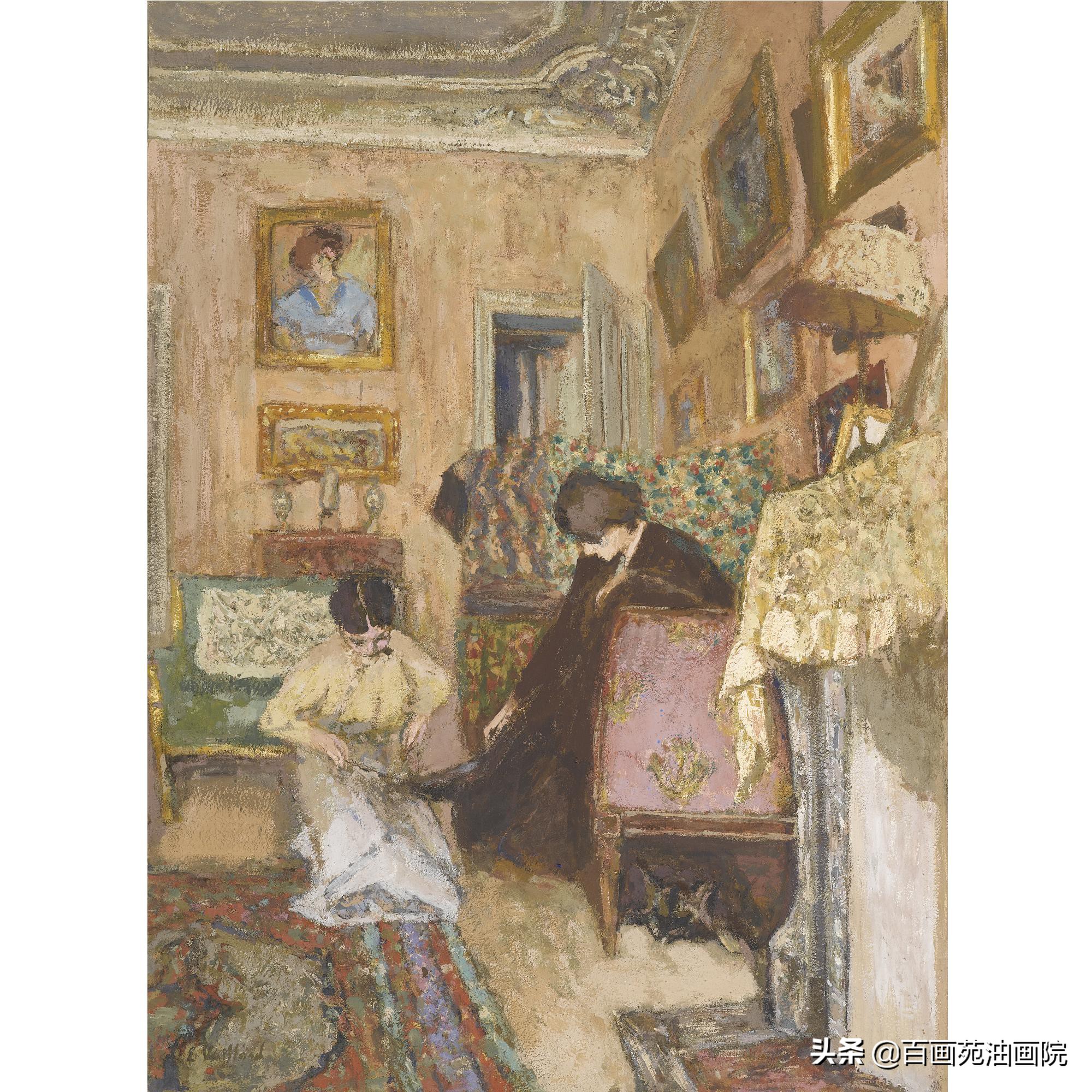 油画纳比派物象变形方法