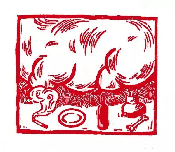 大学里的第一堂木刻版画课,清华大学美术版画欣赏