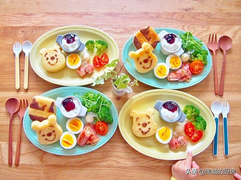 日本妈妈给孩子做早餐,日本早晨给孩子准备简单的早餐