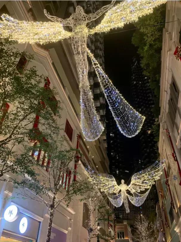 香港海滨长廊圣诞节,香港圣诞打卡地唯美视频