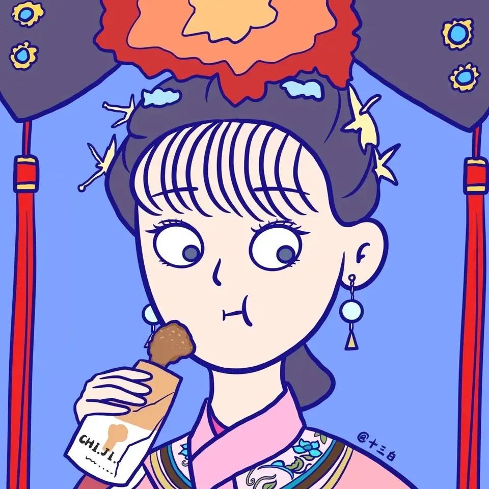 古典漫画头像小可爱,经典头像小可爱