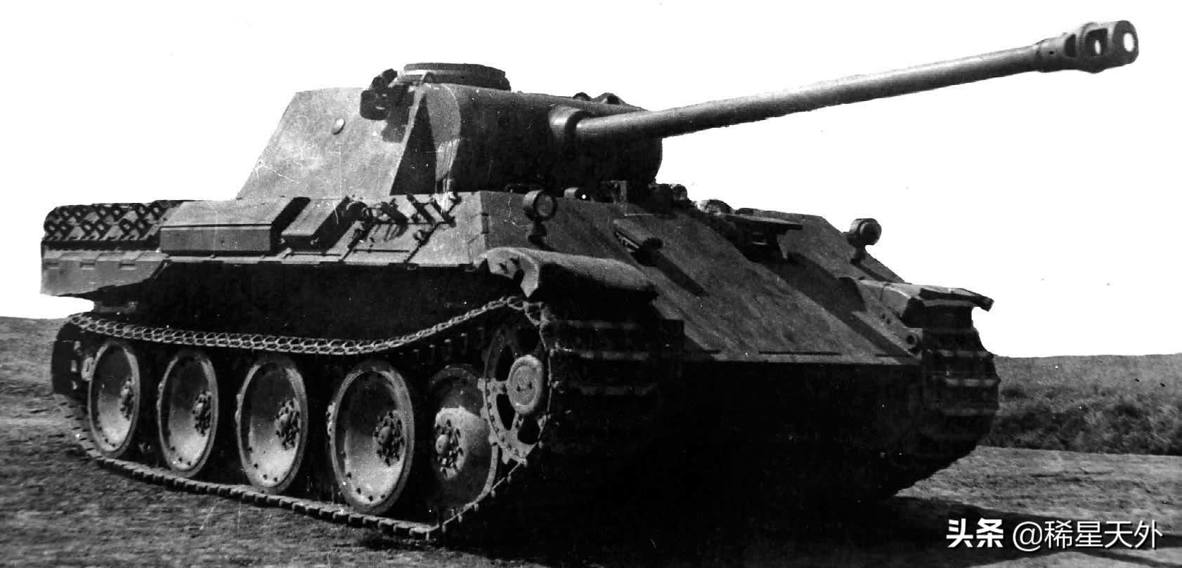 不吹不黑德国精工制造,苏联黑豹坦克