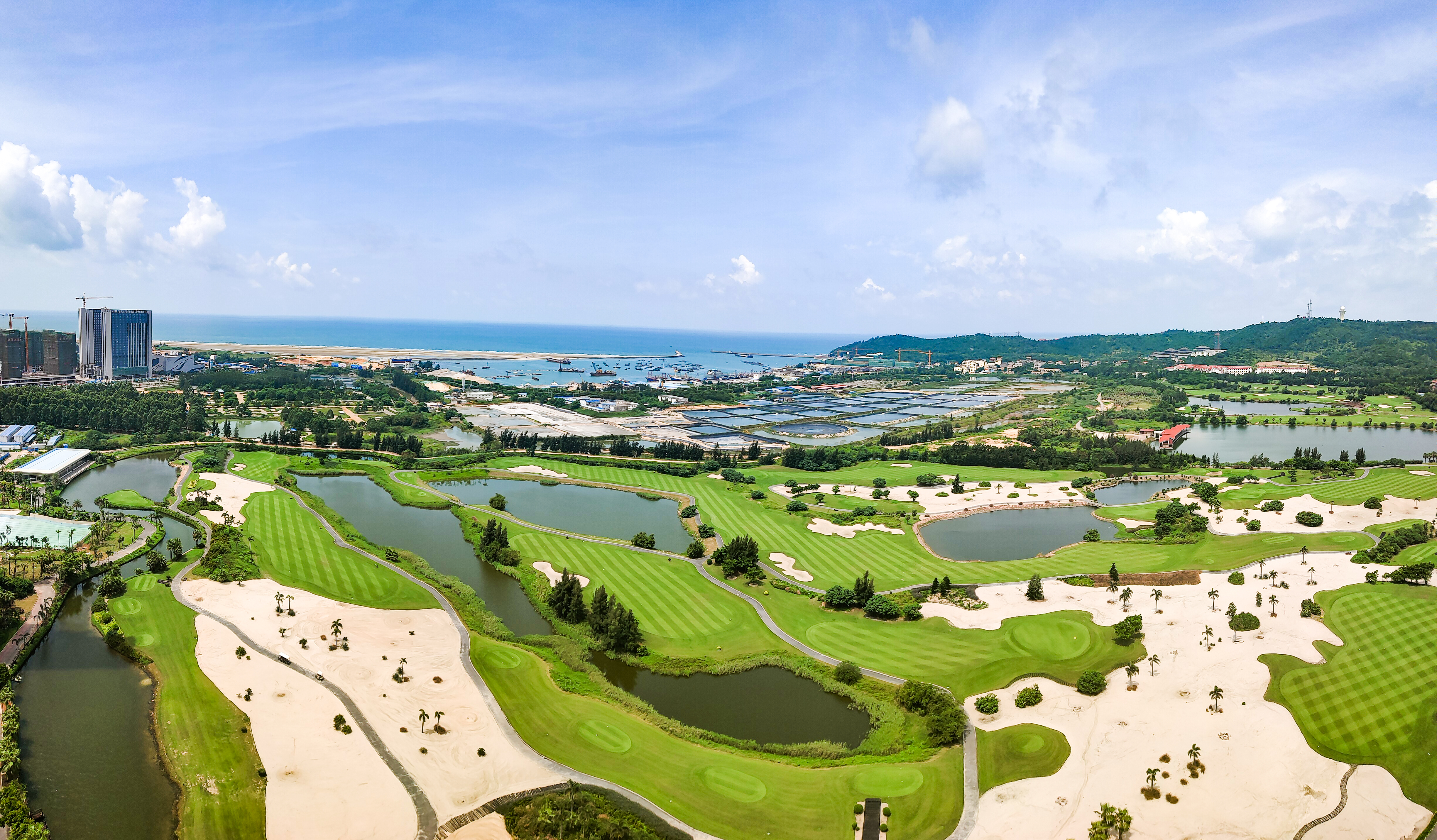 北海观山海高尔夫,北海最美打卡地