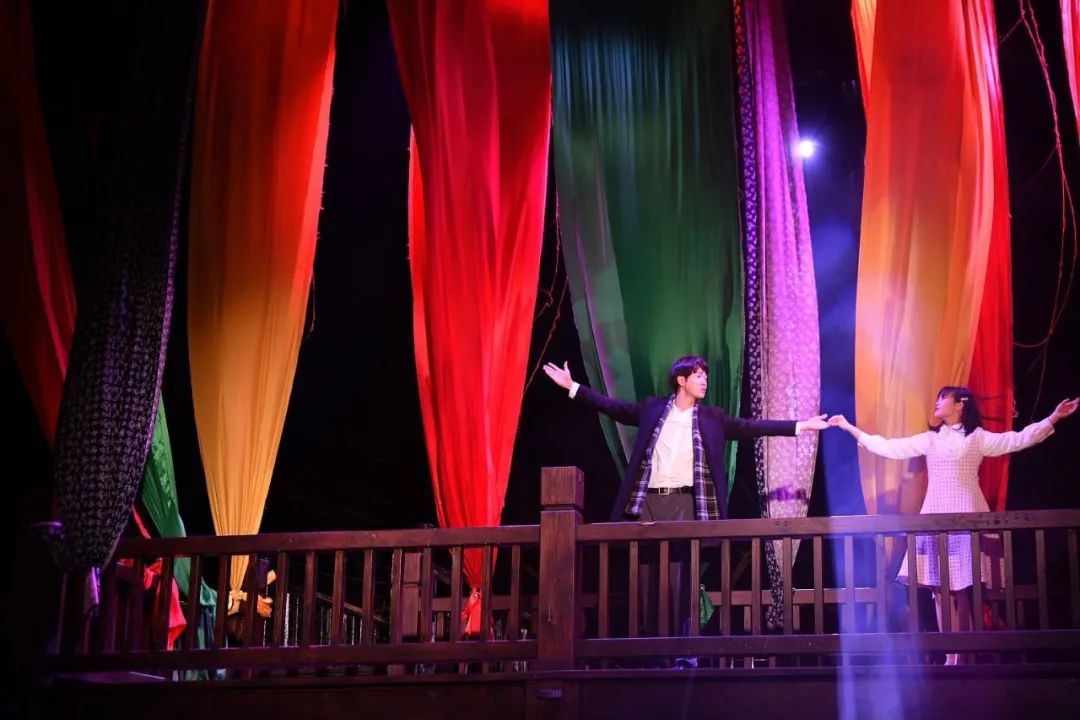 沙家浜夜游最新,常熟沙家浜景区夜色