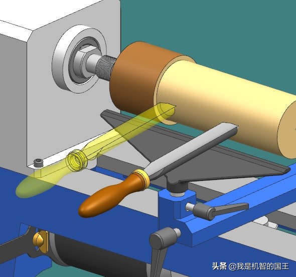 自制木工车床操作视频,木工车床手工操作视频