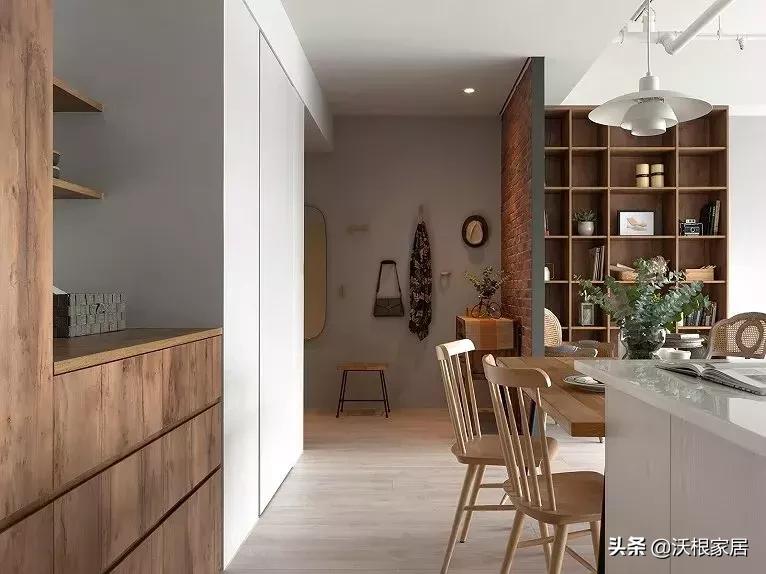 法式原木风家居案例,家居北欧风装修效果图