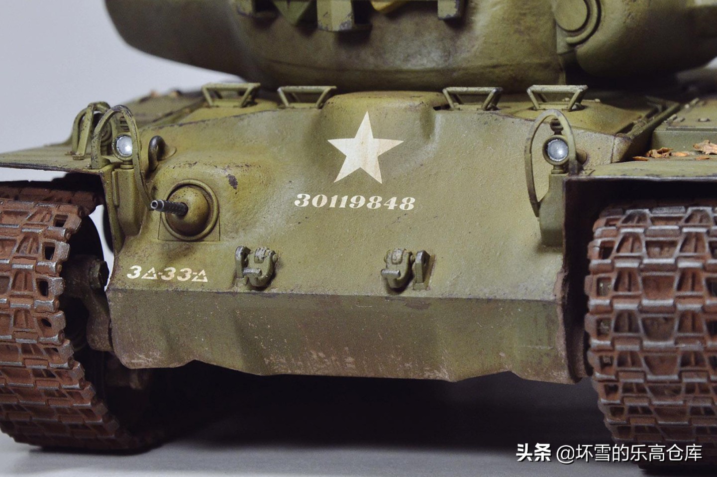 射豹勇士：小鲁班积木M26潘兴二合一套件评测