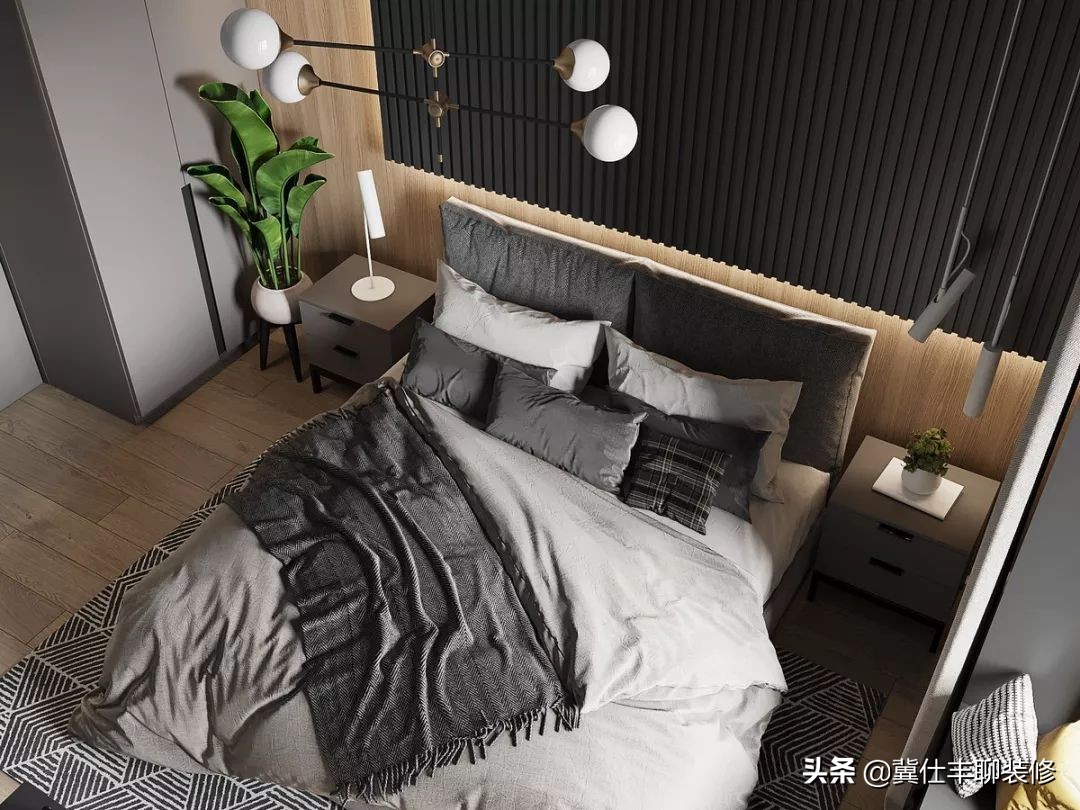 全屋仿大理石护墙板装修效果图,轻奢护墙板大理石漆