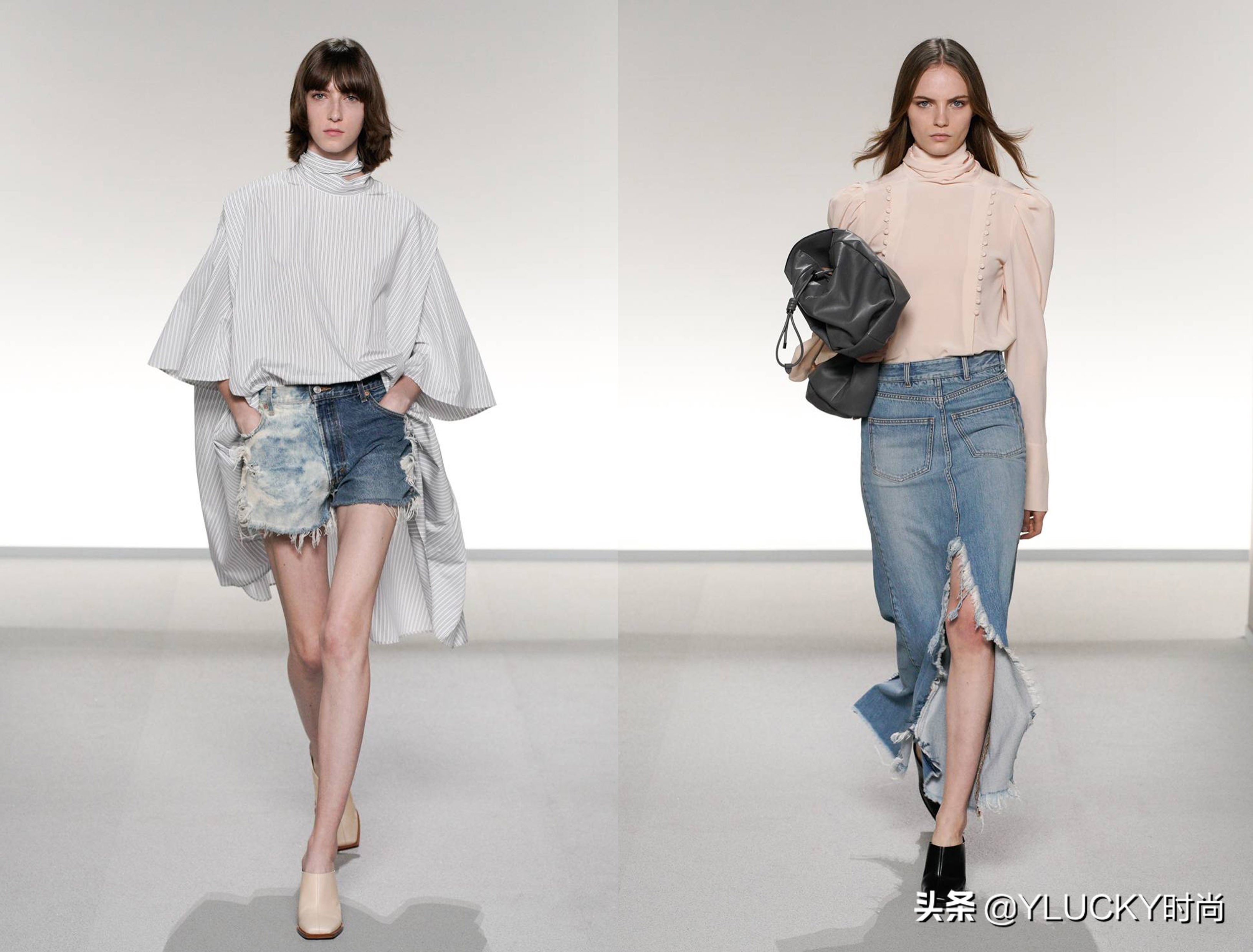 红配蓝复古风穿搭,以黑和灰为主的穿搭风格