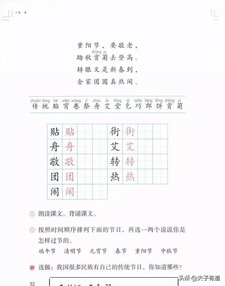 部编版语文二年级单元知识点总结,部编教材二年级语文第三单元复习