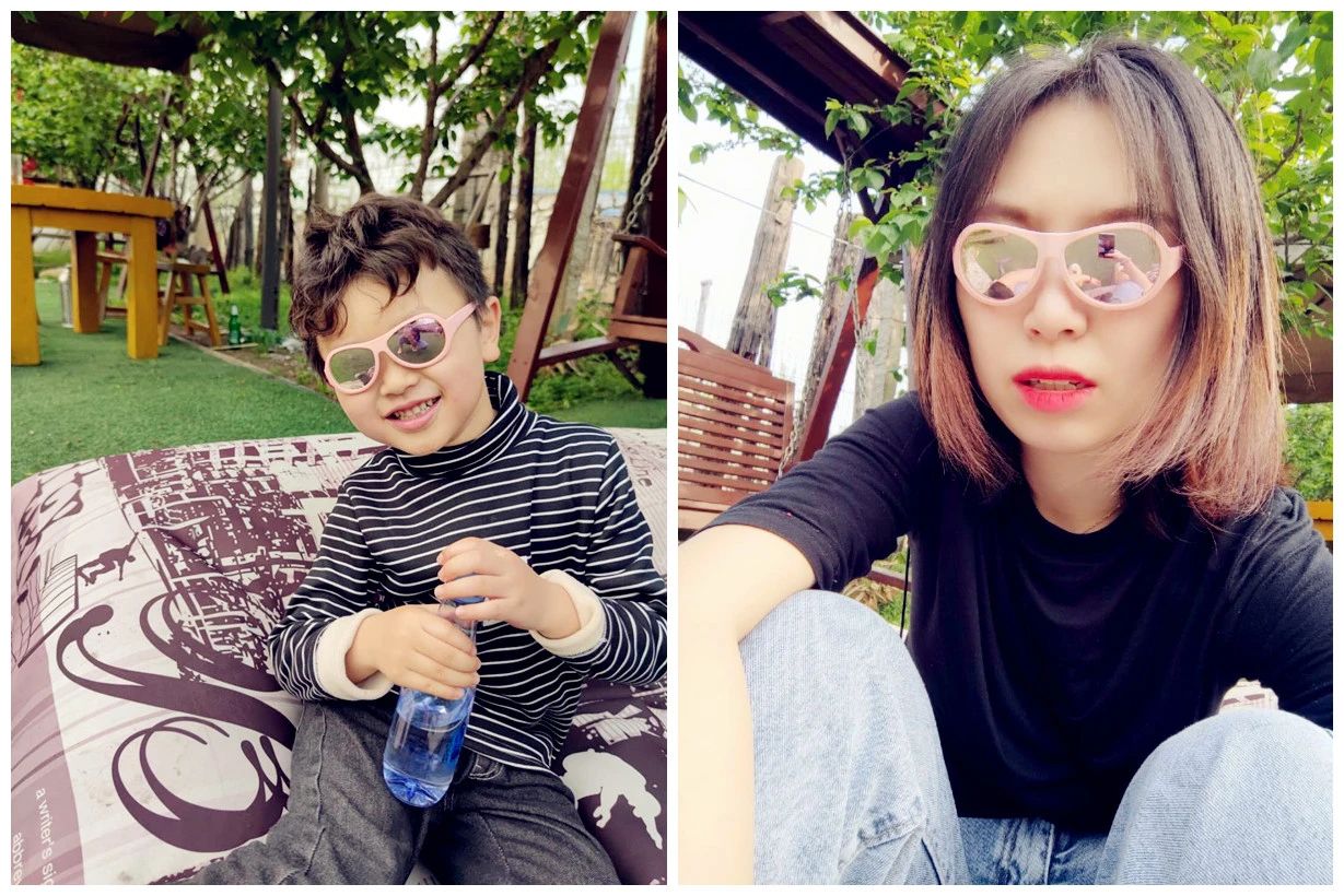 买了一个蓝墨镜,儿童墨镜7-12岁酷墨镜怎么选