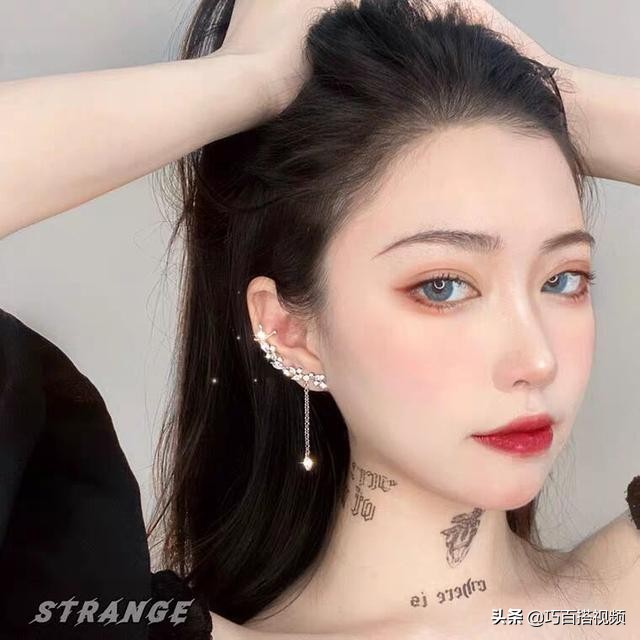 耳夹无耳洞高级仙气设计感,无耳洞耳夹简单大方