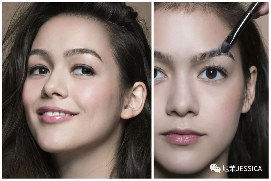 眉眼距小眼角向上如何画眼妆,杏圆眼怎么化中性妆