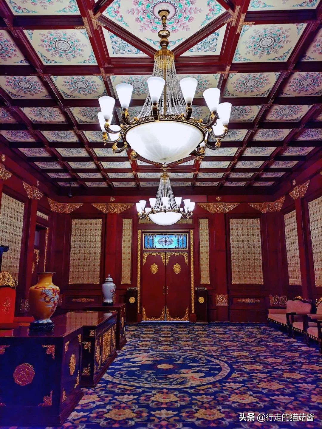 伪满皇宫博物院大气航拍,伪满皇宫各楼平面图