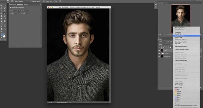 ps肖像处理,ps如何锐化人像面部