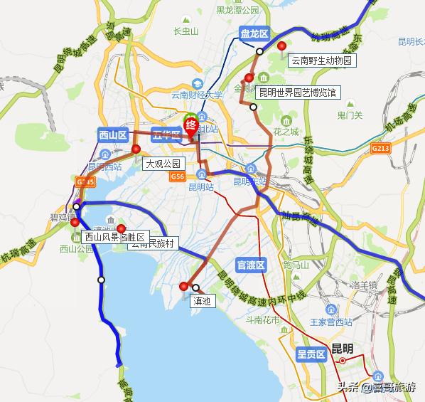 广州到昆明自驾游沿线景点推荐,昆明到成都自驾游中途有哪些景点