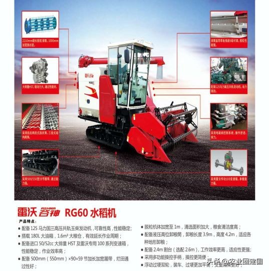 雷沃崛起,最新款雷沃收割机推荐