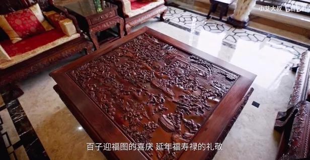 杭州红木家具别墅,杭州中式豪宅红木