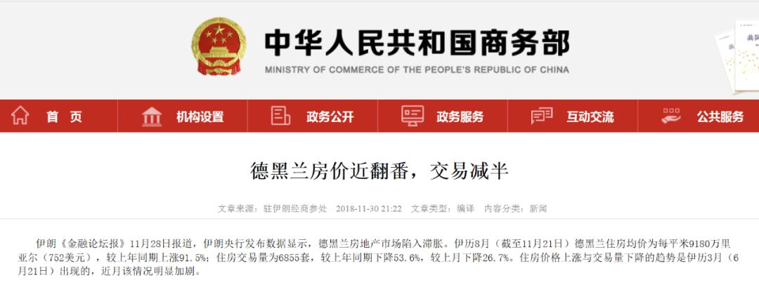 伊朗打起来房价会咋样,伊朗货币贬值为什么房价上涨