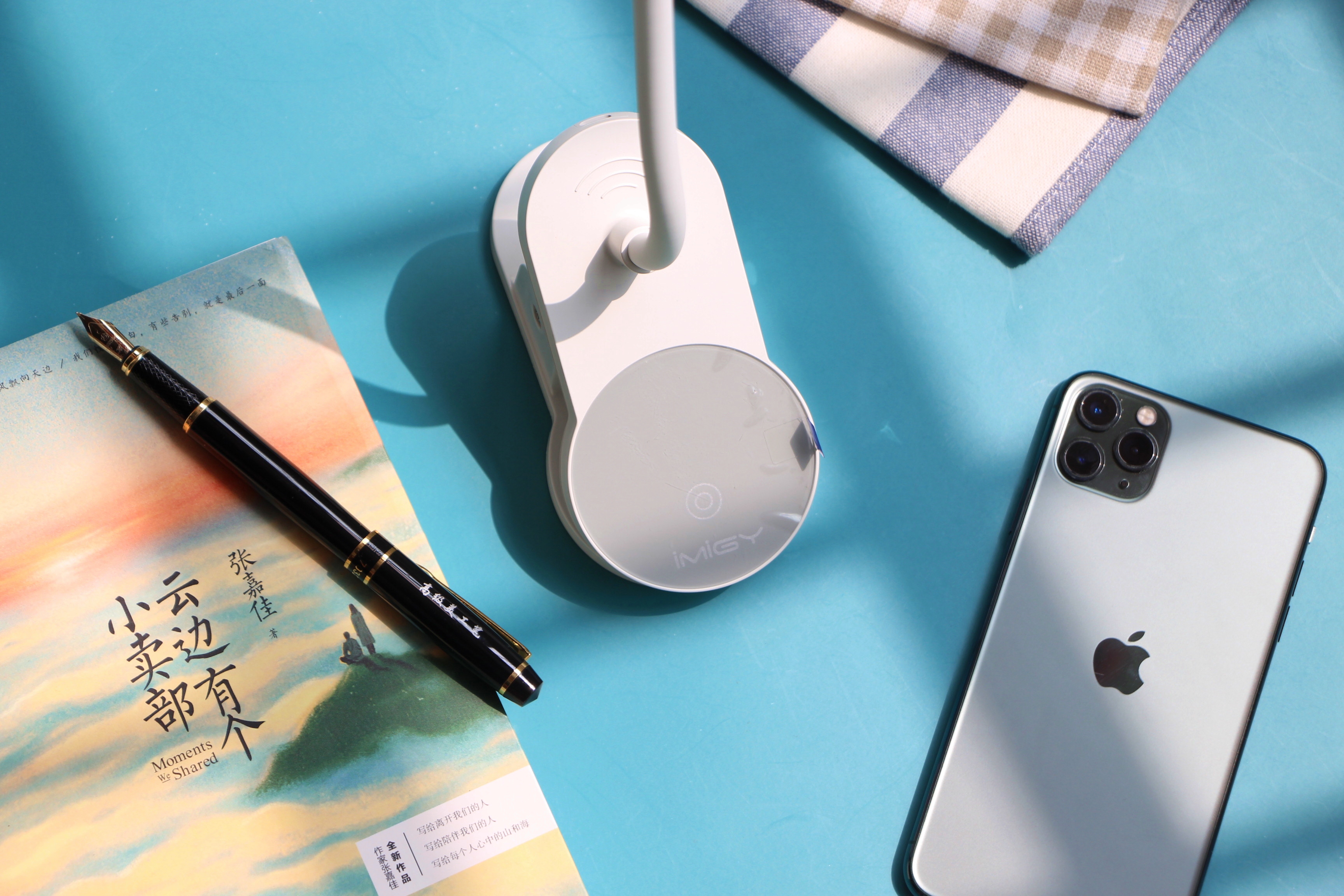 夜读学习更要护眼健康宜美床头夹子台灯