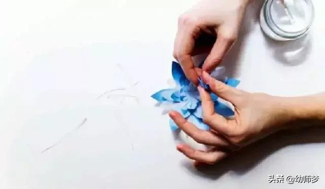 半成品荷花睡莲手工材料包,荷花睡莲水池制作