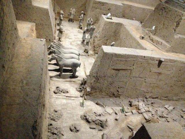 汶川地震遗址的故事,秦陵兵马俑博物馆