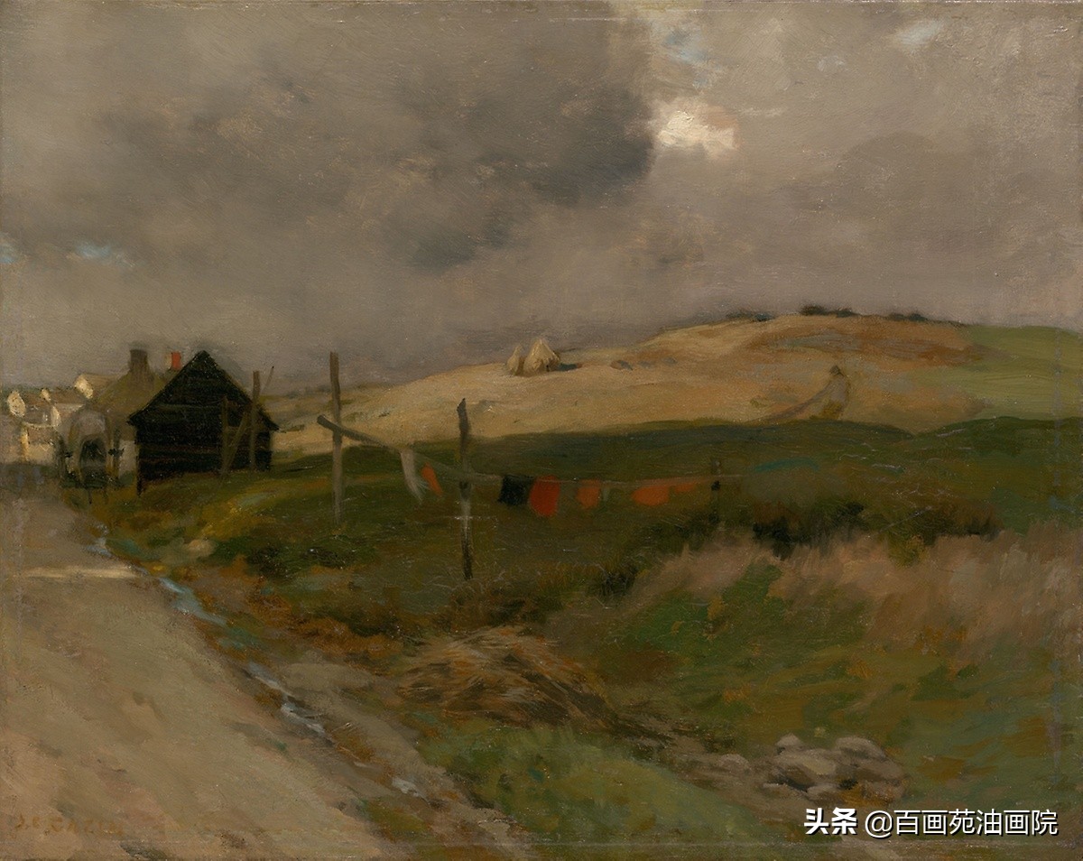 油画风景作品创作说明,油画风景画法技巧