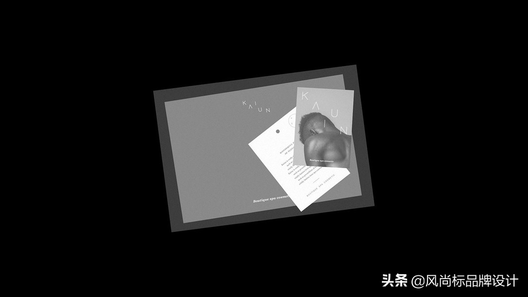 “kaiun”天然温泉水制成的化妆品品牌设计分享