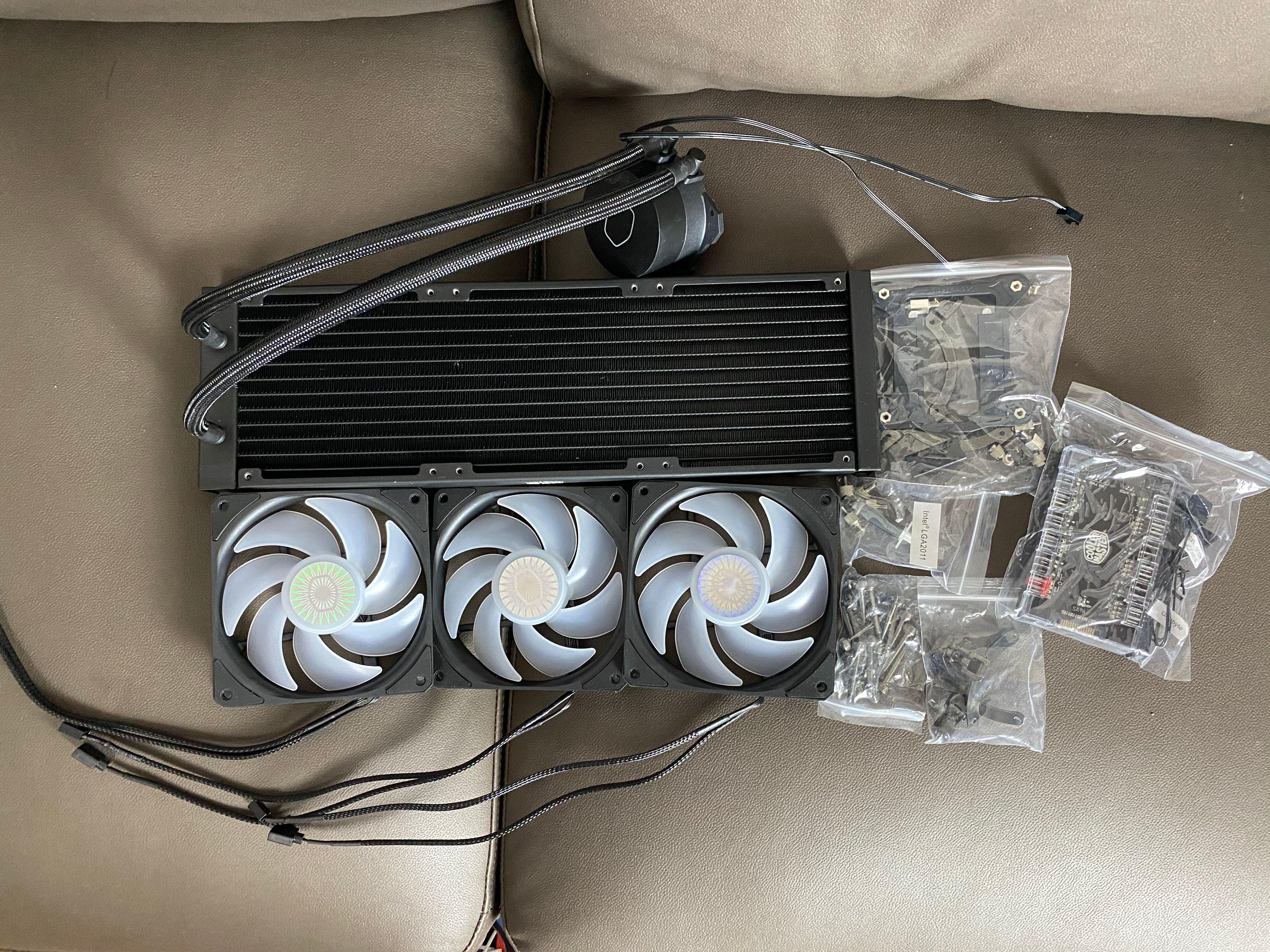 冰神b360水冷散热器评测,amd水冷