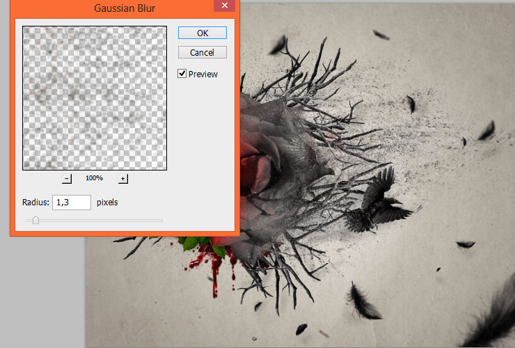 ps如何换花朵教程图解,ps怎么画枯萎的玫瑰