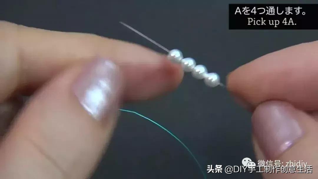 简单手工串珠戒指和发箍,戒指手工diy串珠慢视频