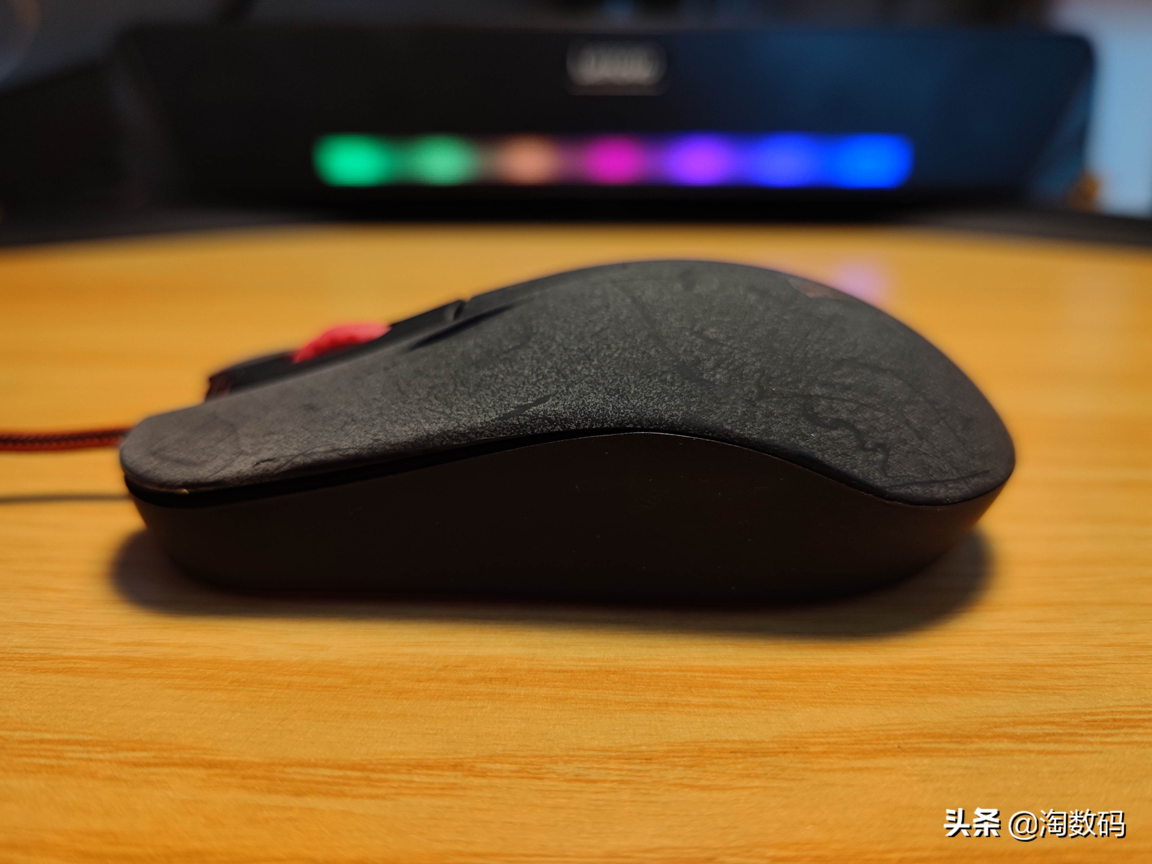 ¥9.9原封库存洋垃圾:AULA暗黑魔羯游戏鼠标开箱+拆解+除胶晒单