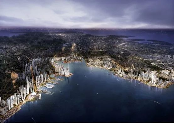 大连城市景观设计,大连钻石海湾城市设计