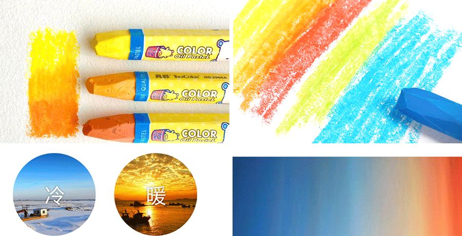 幼儿园油画棒画花朵简单漂亮,油画教程简单儿童画小女孩