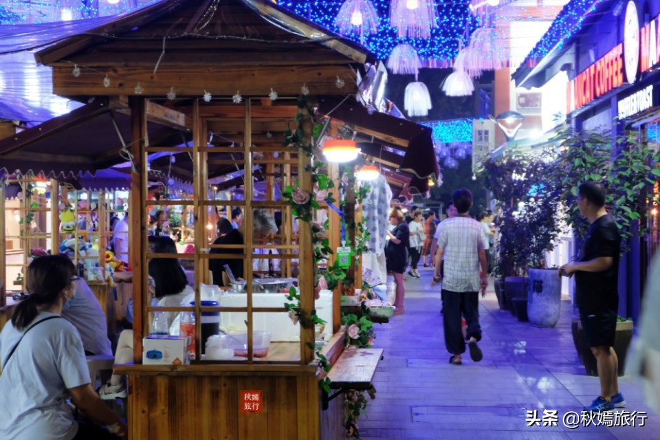 常熟塔路夜景,常熟方塔夜巷夜景