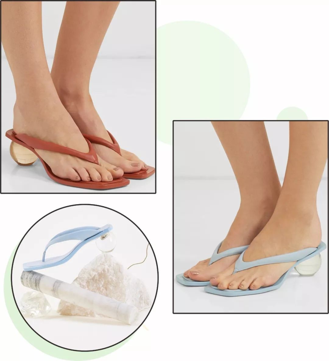 超火凉拖网红ins沙滩鞋,仙女风粗跟百搭超火凉拖