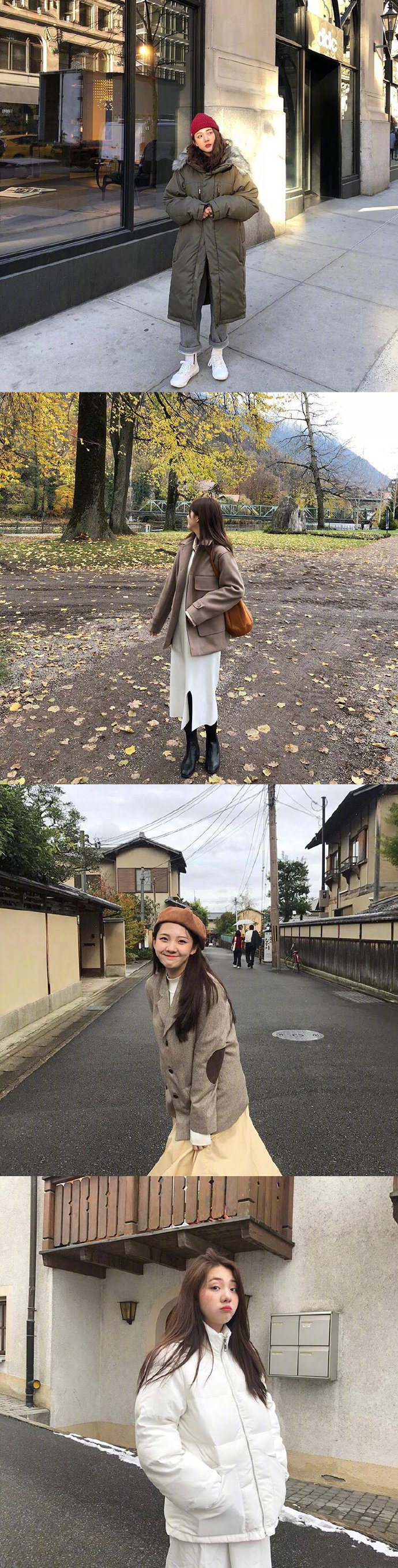 秋冬穿什么?看看韩国超火的街拍小姐姐!每一套穿搭都可以借鉴