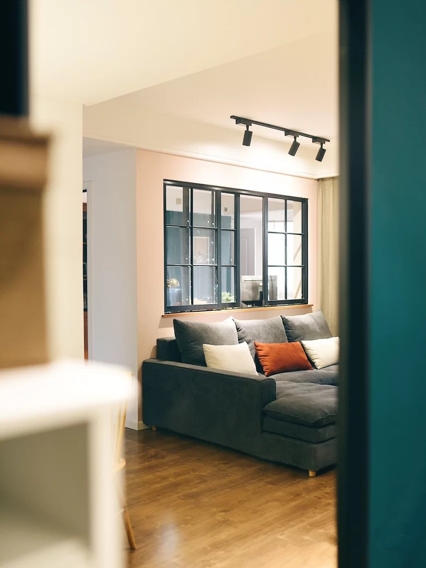 书房客厅一体如何隔断当卧室用,客厅隔断简易书房