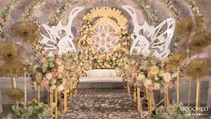 dodowed汇聚全球好婚礼,法式氛围婚礼策划方案