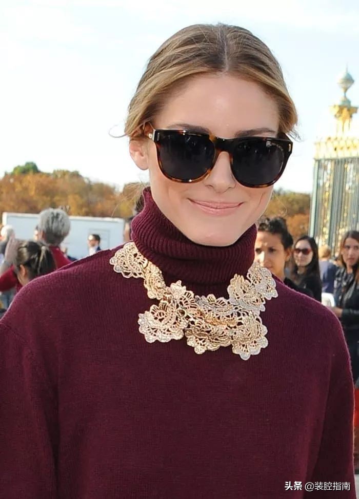 慵懒风毛衣怎么搭项链,秋冬毛衣项链穿搭