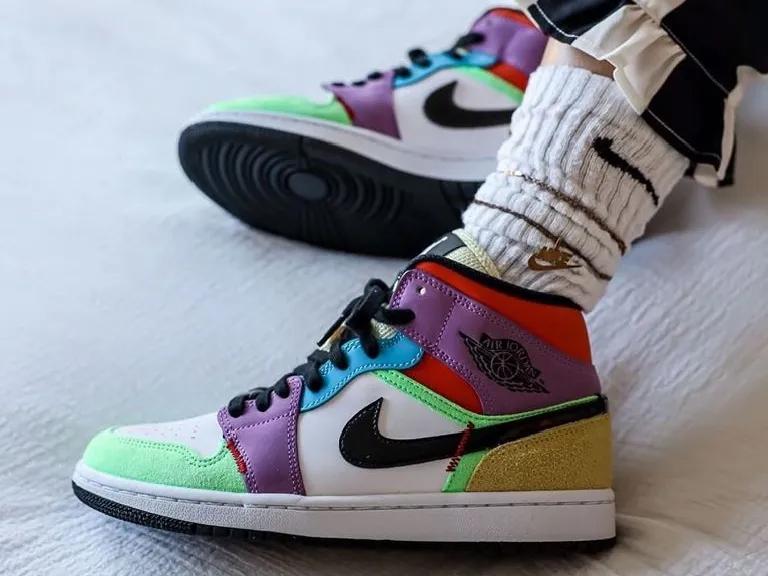 aj1mid小迪奥老款新款,aj1小迪奥mid上脚女款