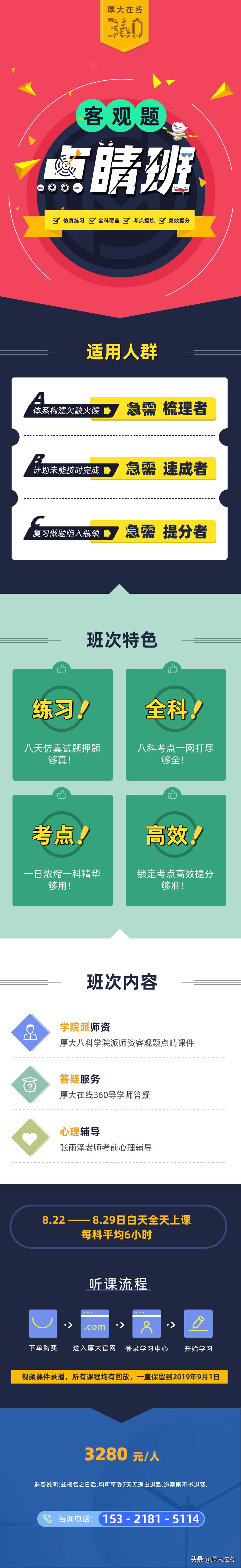 80%在职法考生的失败,都是因为没看过这6问6答