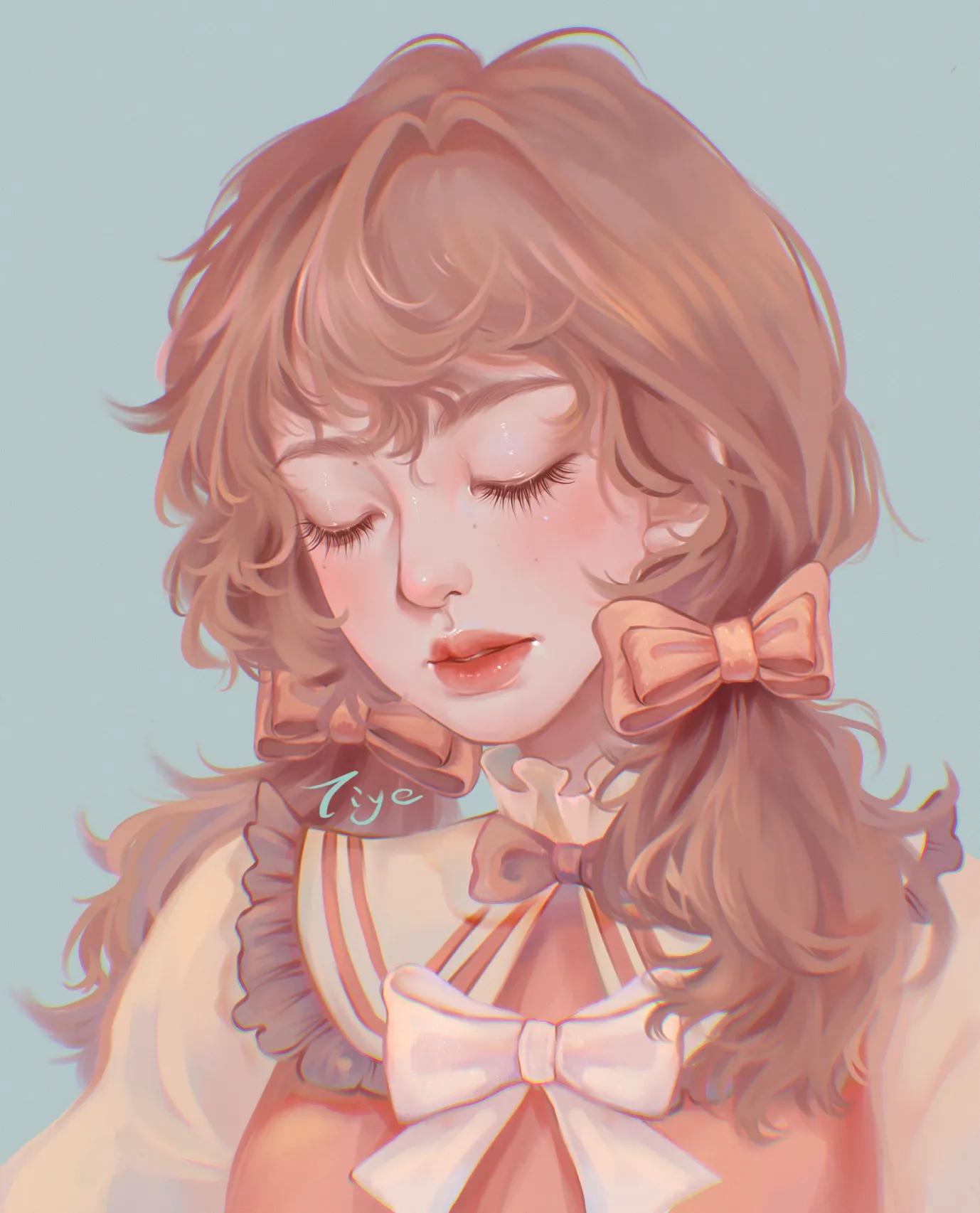 微信头像动漫卡通唯美女生,微信头像图片女动漫可爱抖音